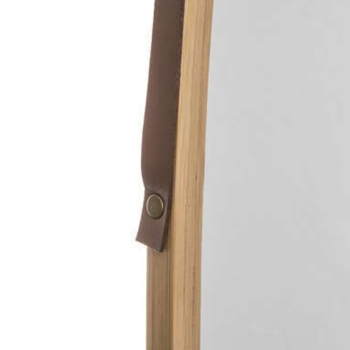 SPECCHIO OVALE CM 45X77 IN MDF MARRONE: vendita online SPECCHIO OVALE CM 45X77 IN MDF MARRONE in offerta