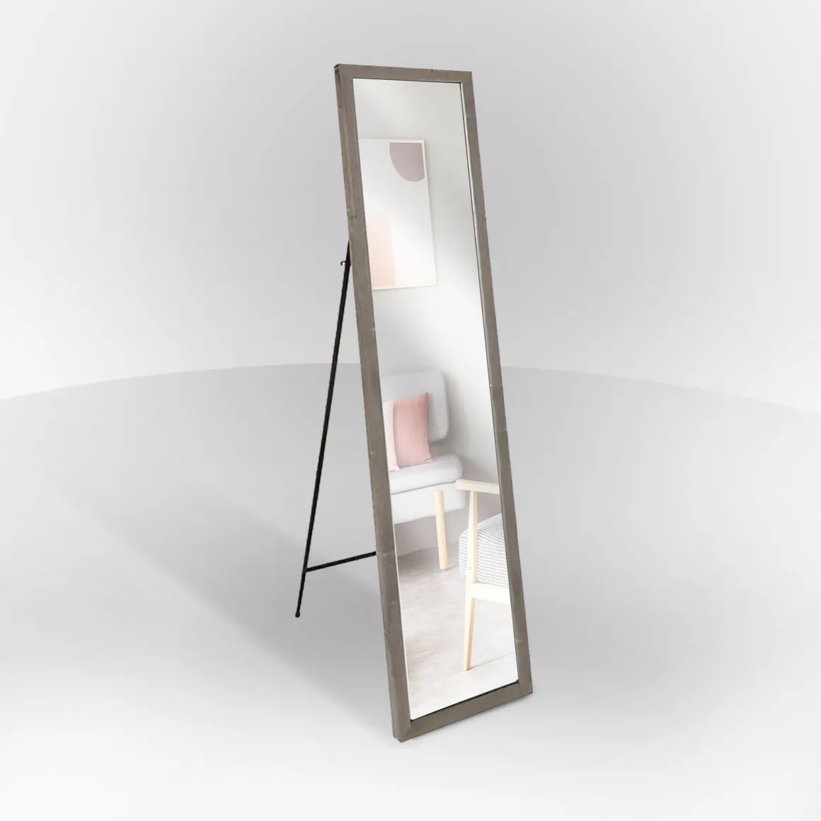 SPECCHIO APPOGGIO CM 35.2X155.2 MARRONE SCURO: vendita online SPECCHIO APPOGGIO CM 35.2X155.2 MARRONE SCURO in offerta