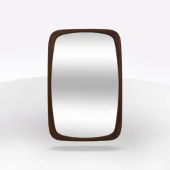 SPECCHIO KEIRA CORNICE EFFETTO LEGNO MARRONE 65X43CM: vendita online SPECCHIO KEIRA CORNICE EFFETTO LEGNO MARRONE 65X43CM in offerta