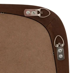 SPECCHIO KEIRA CORNICE EFFETTO LEGNO MARRONE 65X43CM: vendita online SPECCHIO KEIRA CORNICE EFFETTO LEGNO MARRONE 65X43CM in offerta