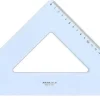 Squadra 45° 35CM uni ss: Squadra in plastica con gradazione incisa