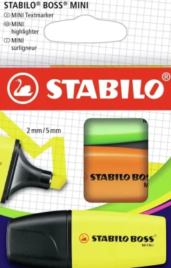 STABILO - SET 3 EVIDENZIATORI BOSS MINI : vendita online STABILO - SET 3 EVIDENZIATORI BOSS MINI in offerta