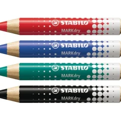 STABILO - SET 4 MATITONI PER LAVAGNA MARKDRY : vendita online STABILO - SET 4 MATITONI PER LAVAGNA MARKDRY in offerta