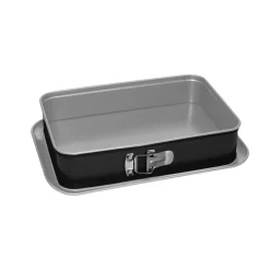 STAMPO APRIBILE RETTANGOLARE LINEA SILVER ELEGANCE IN ACCIAIO 28X19X7CM
