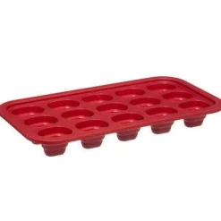 STAMPO GHIACCIO IN ACCIAIO E SILICONE 27.9X14.7 H. 3.5CM ASSORTITO