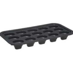 STAMPO GHIACCIO IN ACCIAIO E SILICONE 27.9X14.7 H. 3.5CM ASSORTITO