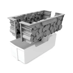 STAMPO IN SILICONE FORET 15X10X7.5CM CON SUPPORTO IN PLASTICA