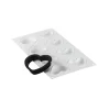 STAMPO IN SILICONE KIT MINI TARTE PETIT AMOUR CON 8 ANELLI