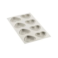 STAMPO IN SILICONE KIT MINI TARTE PETIT AMOUR CON 8 ANELLI