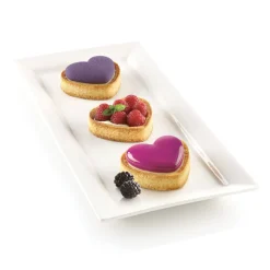 STAMPO IN SILICONE KIT MINI TARTE PETIT AMOUR CON 8 ANELLI