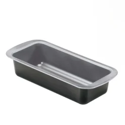STAMPO PER PLUMCAKE LINEA SILVER ELEGANCE IN ACCIAIO 30X11 H. 6.4CM
