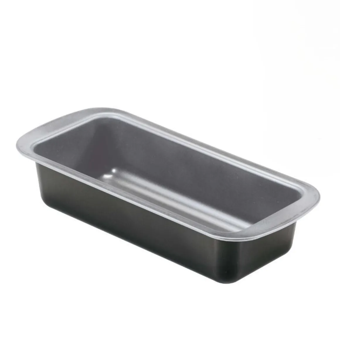 STAMPO PER PLUMCAKE LINEA SILVER ELEGANCE IN ACCIAIO 30X11 H. 6.4CM