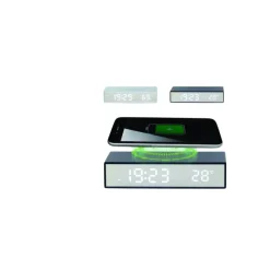 SVEGLIA LED CON RICARICA WIRELESS 17X4 H. 8CM ASSORTITO: vendita online SVEGLIA LED CON RICARICA WIRELESS 17X4 H. 8CM ASSORTITO in offerta
