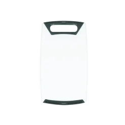 TAGLIERE BIANCO IN PLASTICA E GOMMA 30X18CM