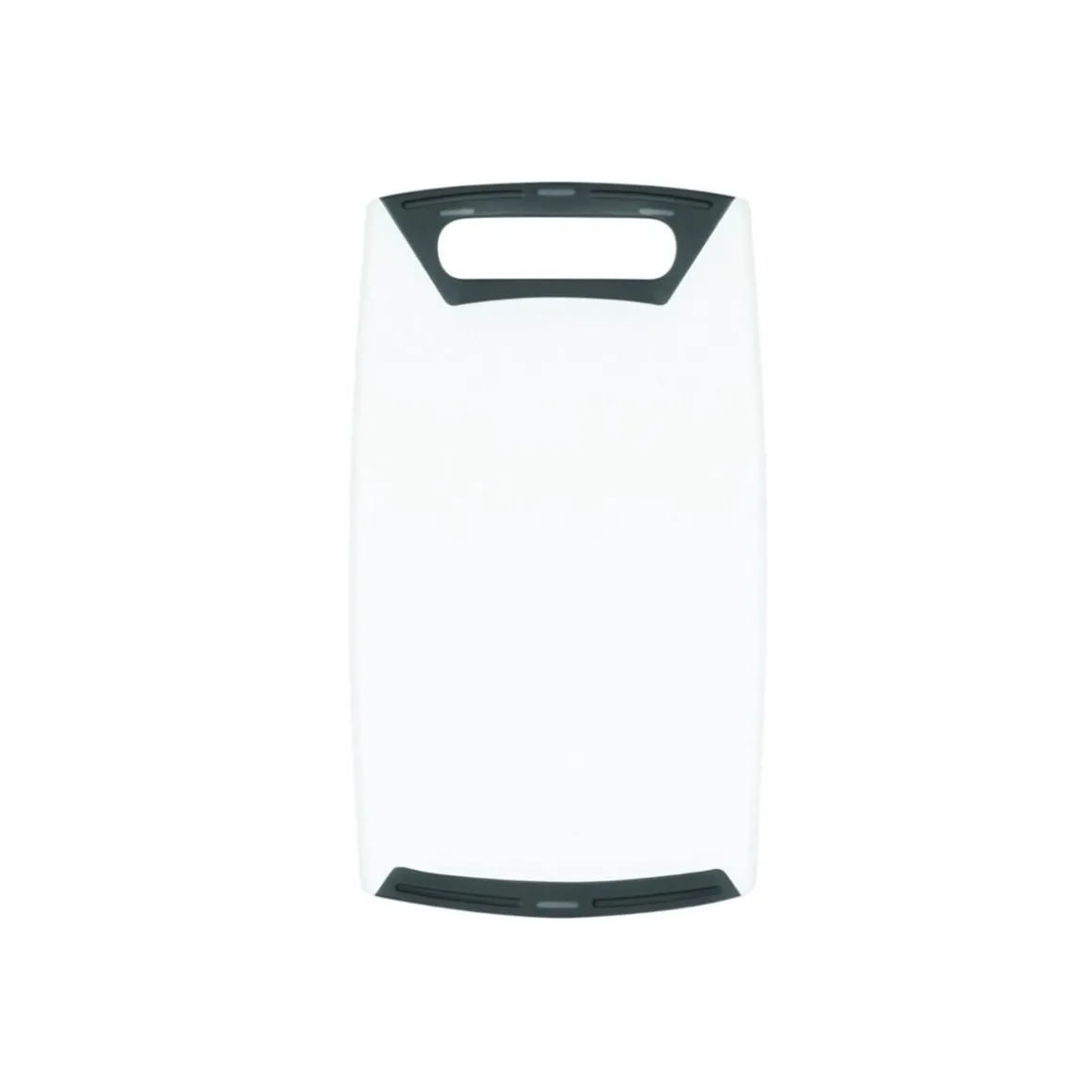 TAGLIERE BIANCO IN PLASTICA E GOMMA 30X18CM