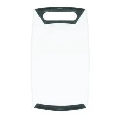 TAGLIERE BIANCO IN PLASTICA E GOMMA 36X22CM