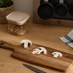 TAGLIERE DA PORTATA 15X40CM IN LEGNO DI ACACIA NATURALE