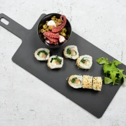 TAGLIERE SERIE GOURMET HANDY NERO 34.3X19CM