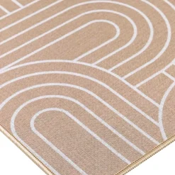 TAPPETINO RETTANGOLARE 45X75CM TESSUTO STAMPATO MODUL BIANCO