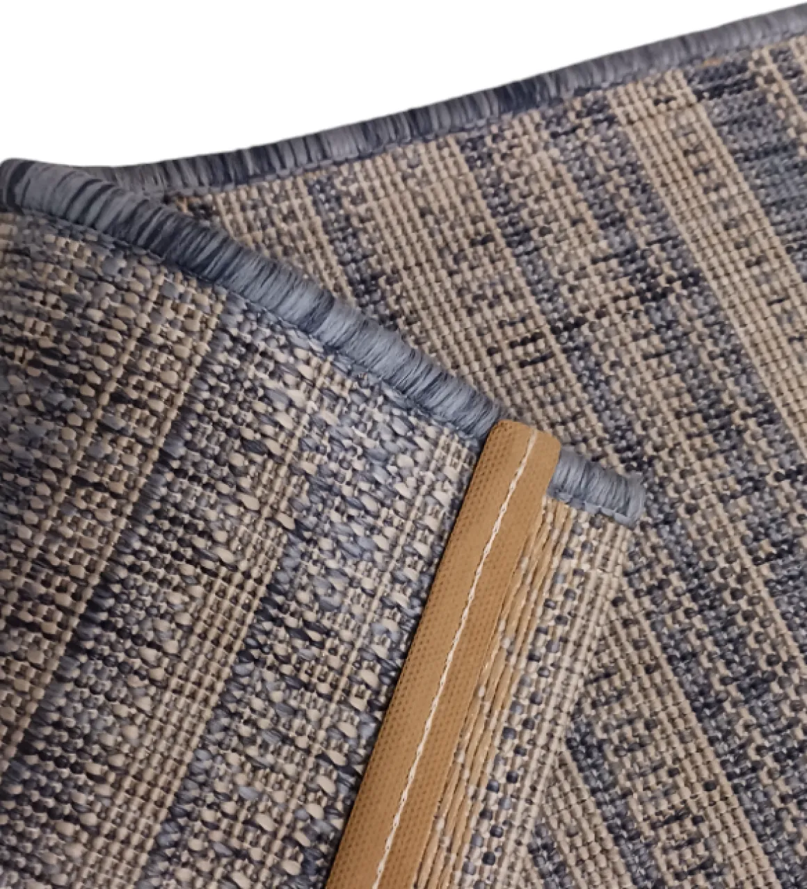 TAPPETO MOD. COUNTRY 133X190CM AZZURRO E TORTORA