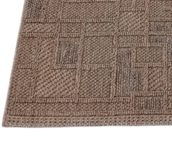 TAPPETO MOD. UTOPIA CM 100X200 MARRONE CON DECORO A RILIEVO: vendita online TAPPETO MOD. UTOPIA CM 100X200 MARRONE CON DECORO A RILIEVO in offerta