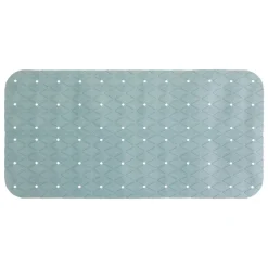 TAPPETO DOCCIA CM 70X35 IN PVC AZZURRO