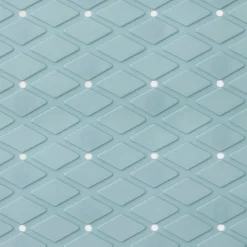 TAPPETO DOCCIA CM 70X35 IN PVC AZZURRO