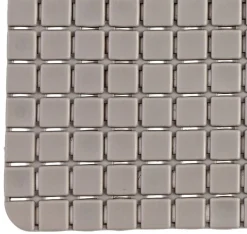 TAPPETO DOCCIA MOSAICO CM 40X70 TORTORA