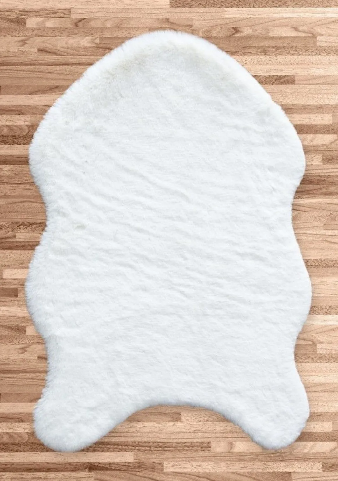 TAPPETO RABBIT 80X120CM ECOPELLICCIA BIANCO: vendita online TAPPETO RABBIT 80X120CM ECOPELLICCIA BIANCO in offerta