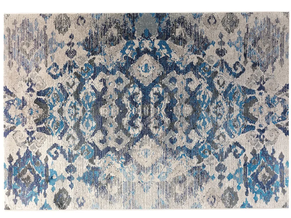 TAPPETO RUG ART 110X170CM BLU : vendita online TAPPETO RUG ART 110X170CM BLU in offerta