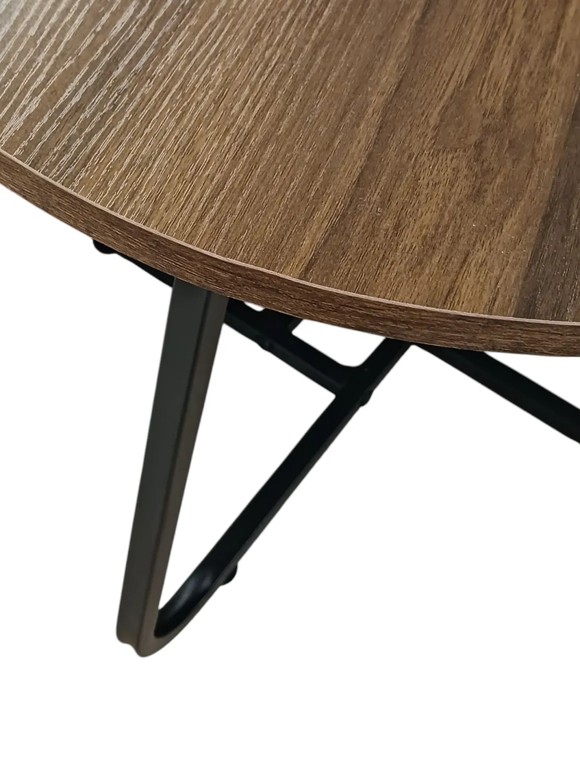 TAVOLINO DIAM. CM 50 H.40 METALLO E LEGNO in vendita online