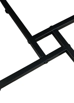 TAVOLINO DIAM. CM 50 H.40 METALLO E LEGNO in vendita online