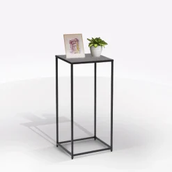 TAVOLINO MOD. GOTA CM 34X34 H. 74 METALLO NERO in vendita online
