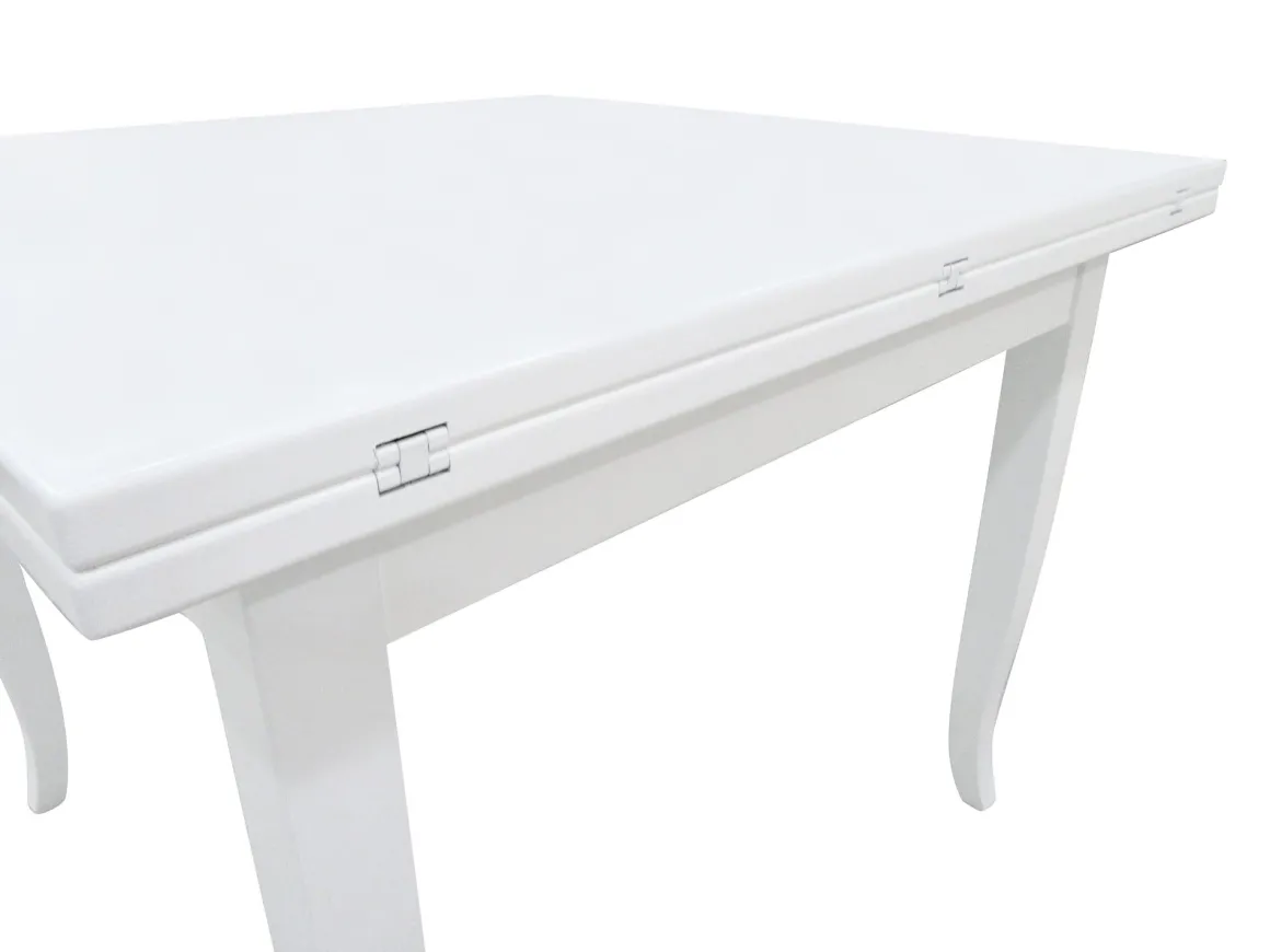 TAVOLO A LIBRO 80X80 BIANCO OPACO: vendita online TAVOLO A LIBRO 80X80 BIANCO OPACO in offerta