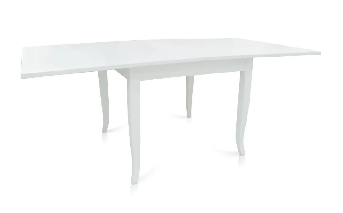 TAVOLO A LIBRO 80X80 BIANCO OPACO: vendita online TAVOLO A LIBRO 80X80 BIANCO OPACO in offerta