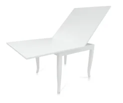 TAVOLO A LIBRO 100X100CM BIANCO PATINATO : vendita online TAVOLO A LIBRO 100X100CM BIANCO PATINATO in offerta