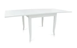 TAVOLO A LIBRO 100X100CM BIANCO PATINATO : vendita online TAVOLO A LIBRO 100X100CM BIANCO PATINATO in offerta