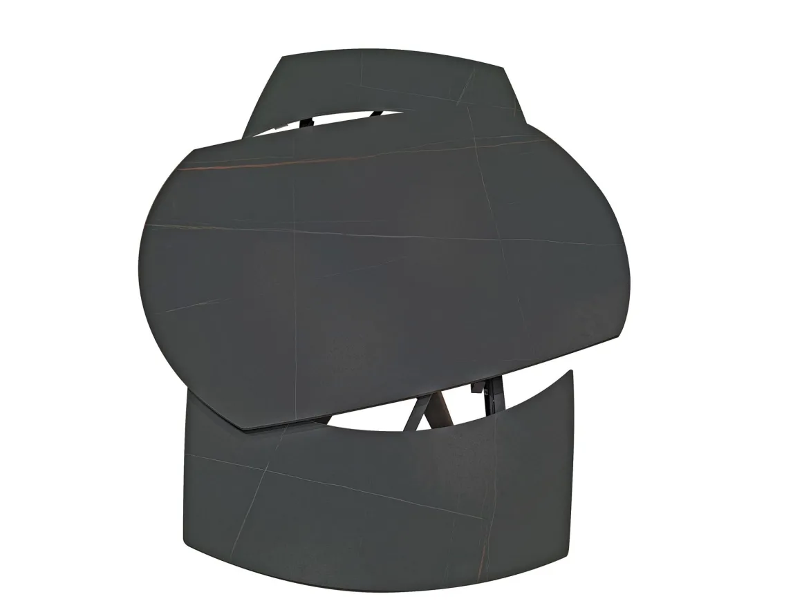TAVOLO ALL. CHIC VORTEX CM 120X90 METALLO NERO E VETRO IN MARMO CERAMICA: vendita online TAVOLO ALL. CHIC VORTEX CM 120X90 METALLO NERO E VETRO IN MARMO CERAMICA in offerta