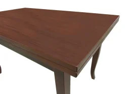 tavolo allungabile piano liscio tinta noce 140X80TL