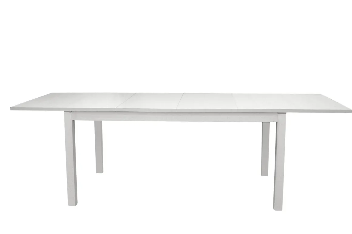 TAVOLO ALLUNGABILE 160X90 BIANCO FRASSINATO : TAVOLO ALLUNGABILE IN OFFERTA