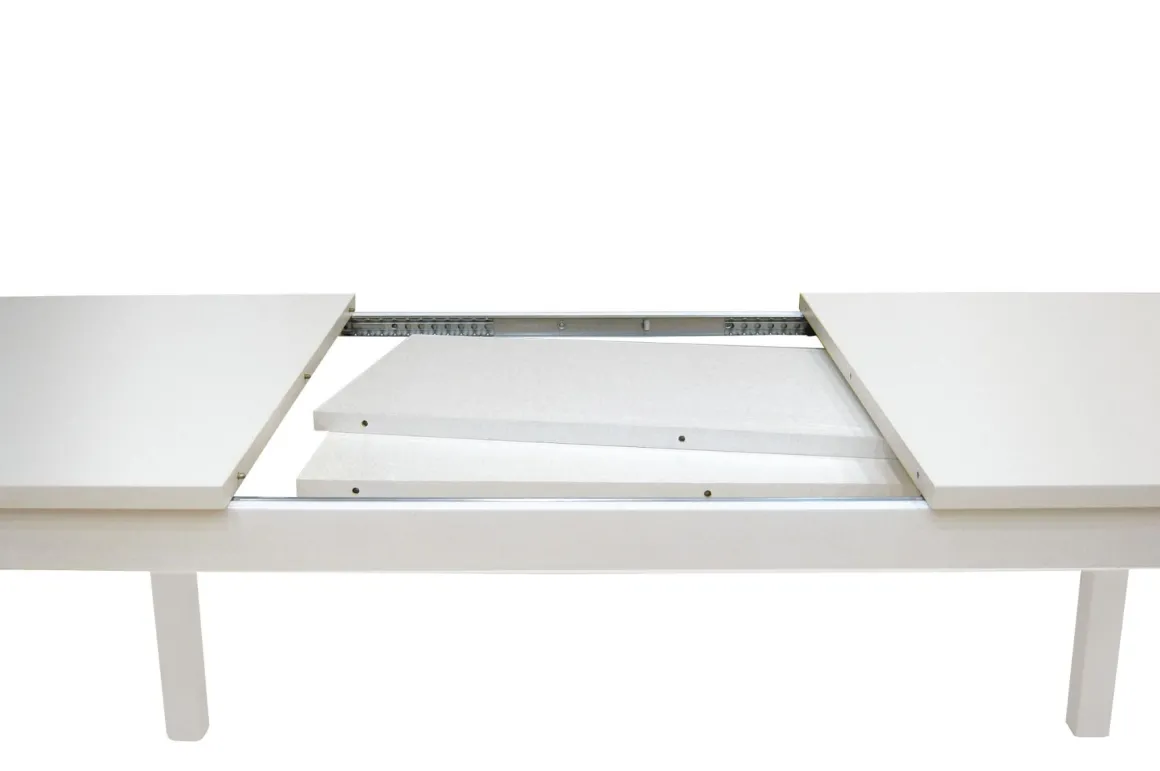 TAVOLO ALLUNGABILE 160X90 BIANCO FRASSINATO : TAVOLO ALLUNGABILE IN OFFERTA