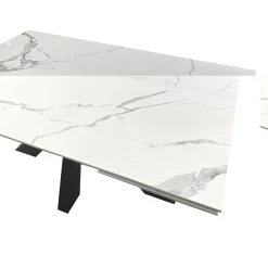 TAVOLO ALL. 160X90 ANTRACITE E FINITURA BIANCO STATUARIO: vendita online TAVOLO ALL. 160X90 ANTRACITE E FINITURA BIANCO STATUARIO in offerta