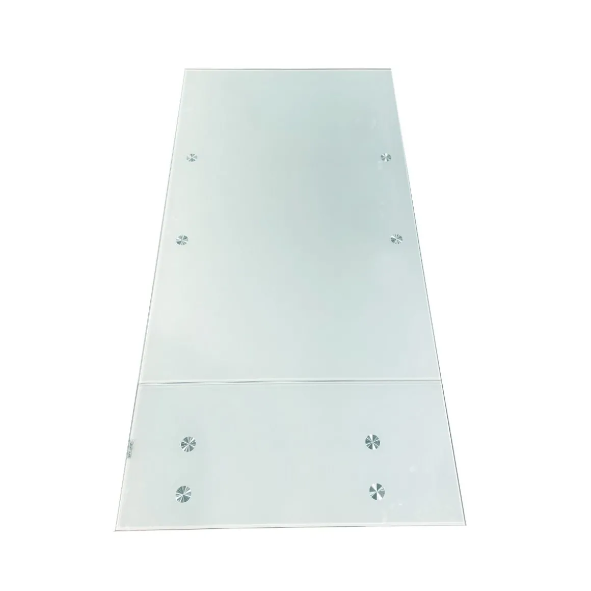 TAVOLO ALL. 110X70 BIANCO E VETRO BIANCO : vendita online TAVOLO ALL. 110X70 BIANCO E VETRO BIANCO in offerta