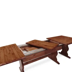 TAVOLO ALL. 190X90 LEGNO DI PINO TINTA NOCE: vendita online TAVOLO ALL. 190X90 LEGNO DI PINO TINTA NOCE in offerta