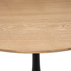 TAVOLO ELIAS FISSO DIAM. CM 100 IN METALLO E PIANO LAMINATO ROVERE: vendita online TAVOLO ELIAS FISSO DIAM. CM 100 IN METALLO E PIANO LAMINATO ROVERE in offerta