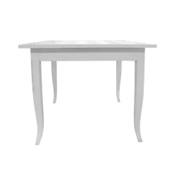 TAVOLO FISSO 90X90 LEGNO MASSELLO BIANCO OPACO: vendita online TAVOLO FISSO 90X90 LEGNO MASSELLO BIANCO OPACO in offerta
