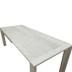 TAVOLO MILANO ALL. 140X90 QUERCIA BIANCA: vendita online TAVOLO MILANO ALL. 140X90 QUERCIA BIANCA in offerta
