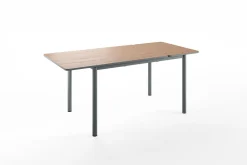 TAVOLO MOD. LUX ALL. CM 110X70 PIOMBO E NOCE STELVIO: vendita online TAVOLO MOD. LUX ALL. CM 110X70 PIOMBO E NOCE STELVIO in offerta