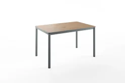TAVOLO MOD. LUX ALL. CM 110X70 PIOMBO E ROVERE CADIZ: vendita online TAVOLO MOD. LUX ALL. CM 110X70 PIOMBO E ROVERE CADIZ in offerta
