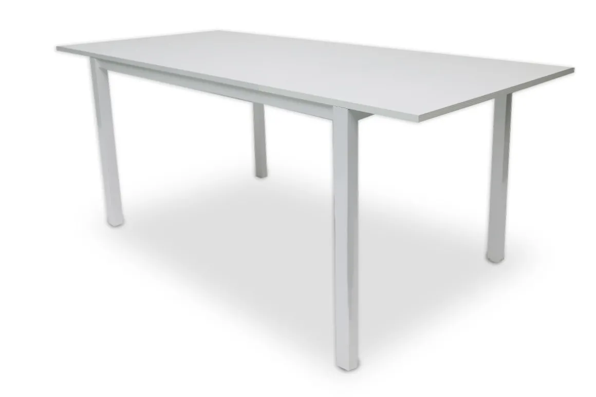 TAVOLO PLUTONE ALL. 130X85 BIANCO E BIANCO LARICE: vendita online TAVOLO PLUTONE ALL. 130X85 BIANCO E BIANCO LARICE in offerta